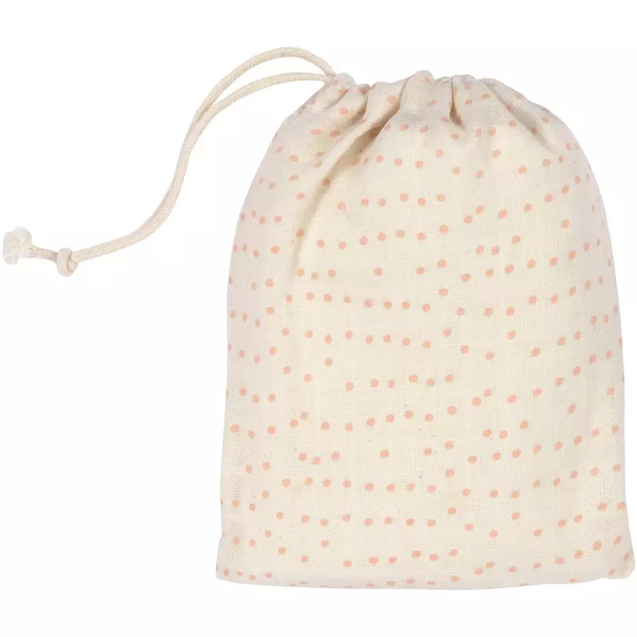 LÄSSIG Mulltücher L 2er Pack rose 80 x 80 cm