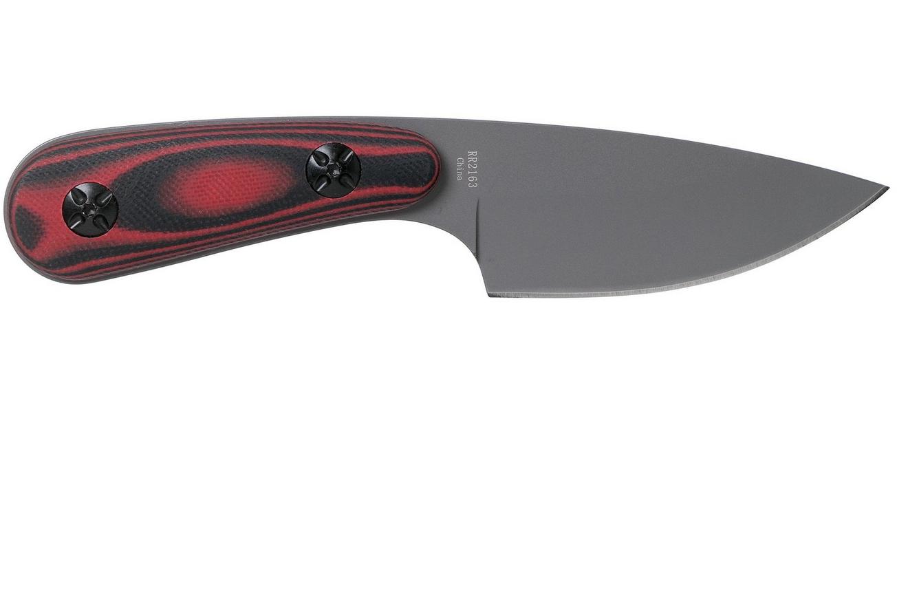 Rough Ryder Red Black G10 Fixed Blade RR2163 vaststaand mes