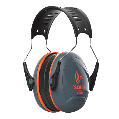 Casque antibruit JSP Sonis® Compact, SNR32dB, Gris