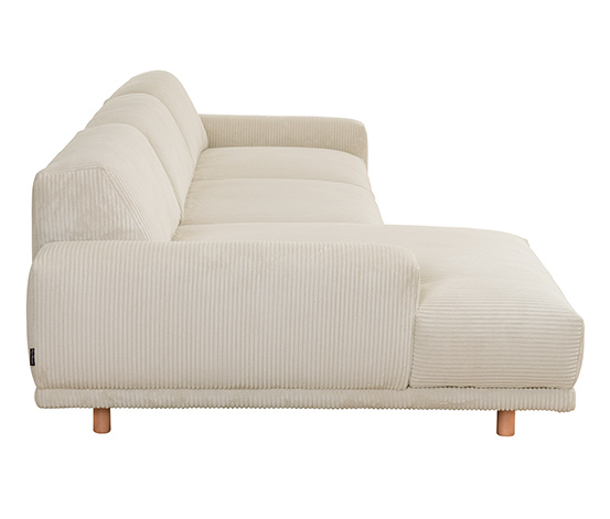 Ecksofa »Penelope«, creme, Longchair links