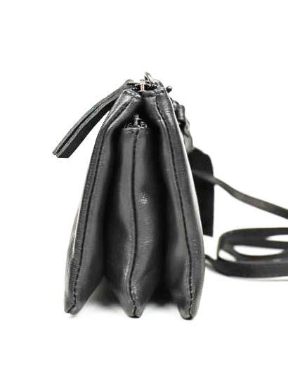 Bear Design Callisto Pelle Portemonneetasje Uma Zwart CP1119