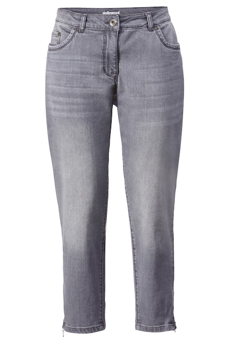 7/8-Jeans, Slim Fit, 5-Pocket, Saumzipper