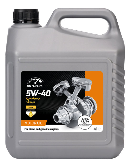 Motorolie fuldsyntetisk 5W-40 4 liter - Autozone