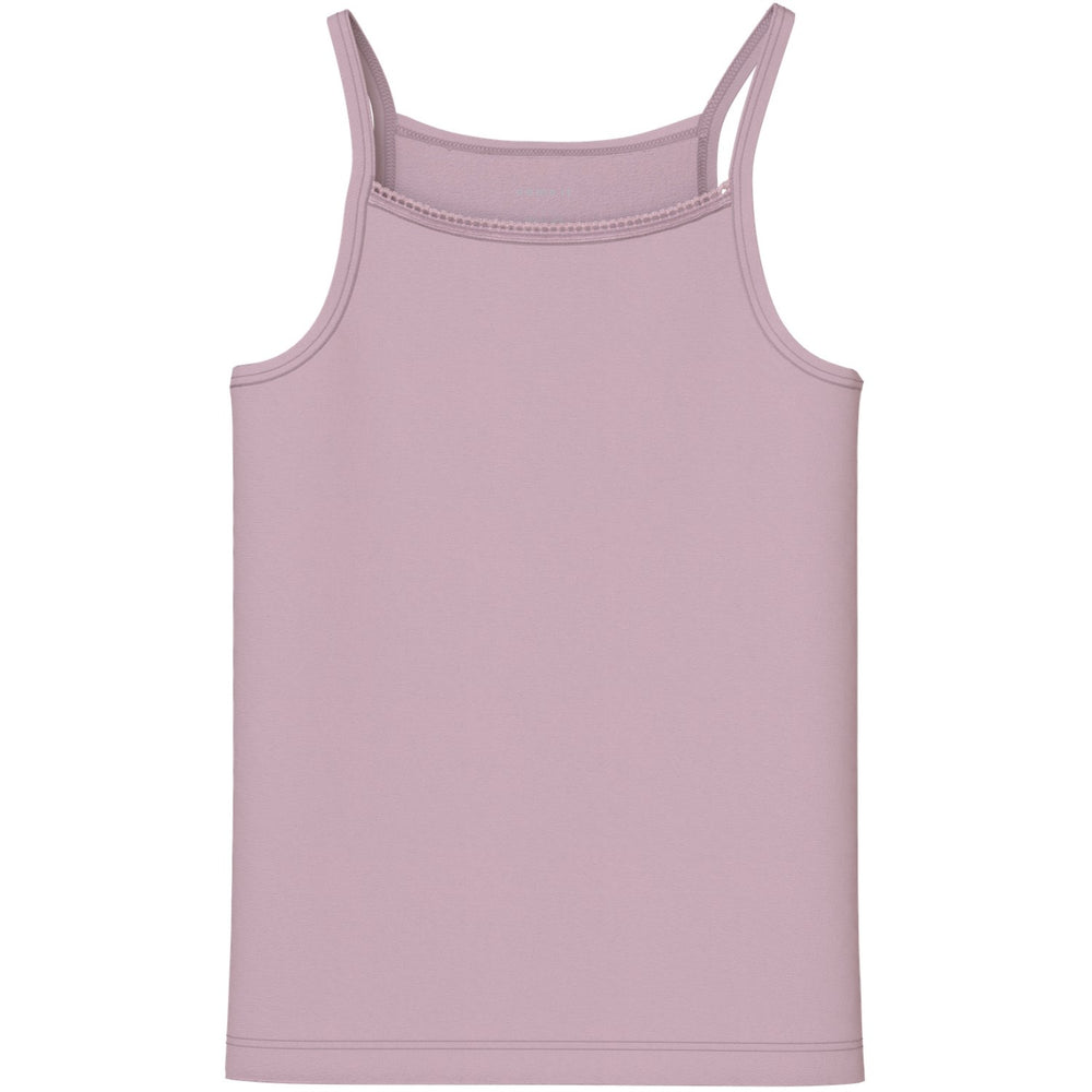 Køb Name It Lavender Gray Nkfstrap Top 2P Lavender Hearts Noos