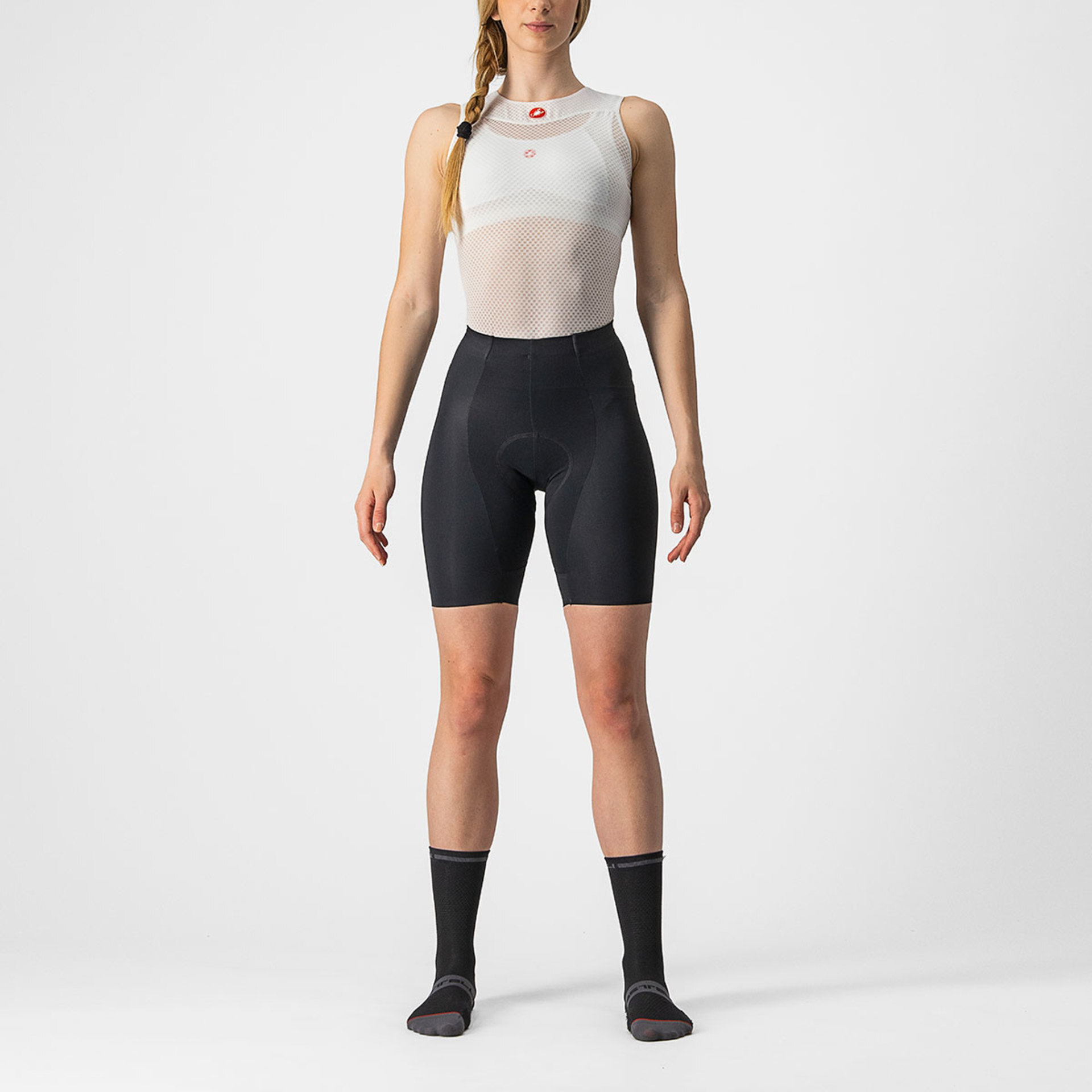 Castelli Free Aero Rc Fietsbroek Kort Zonder Bretels Zwart Dames
