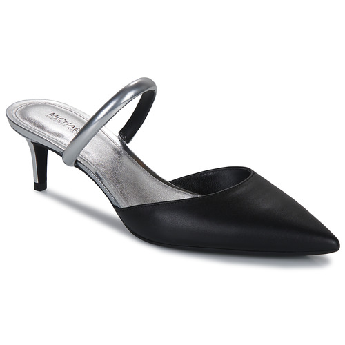 MICHAEL Michael Kors - JESSA MULE KITTEN Negro / Plata