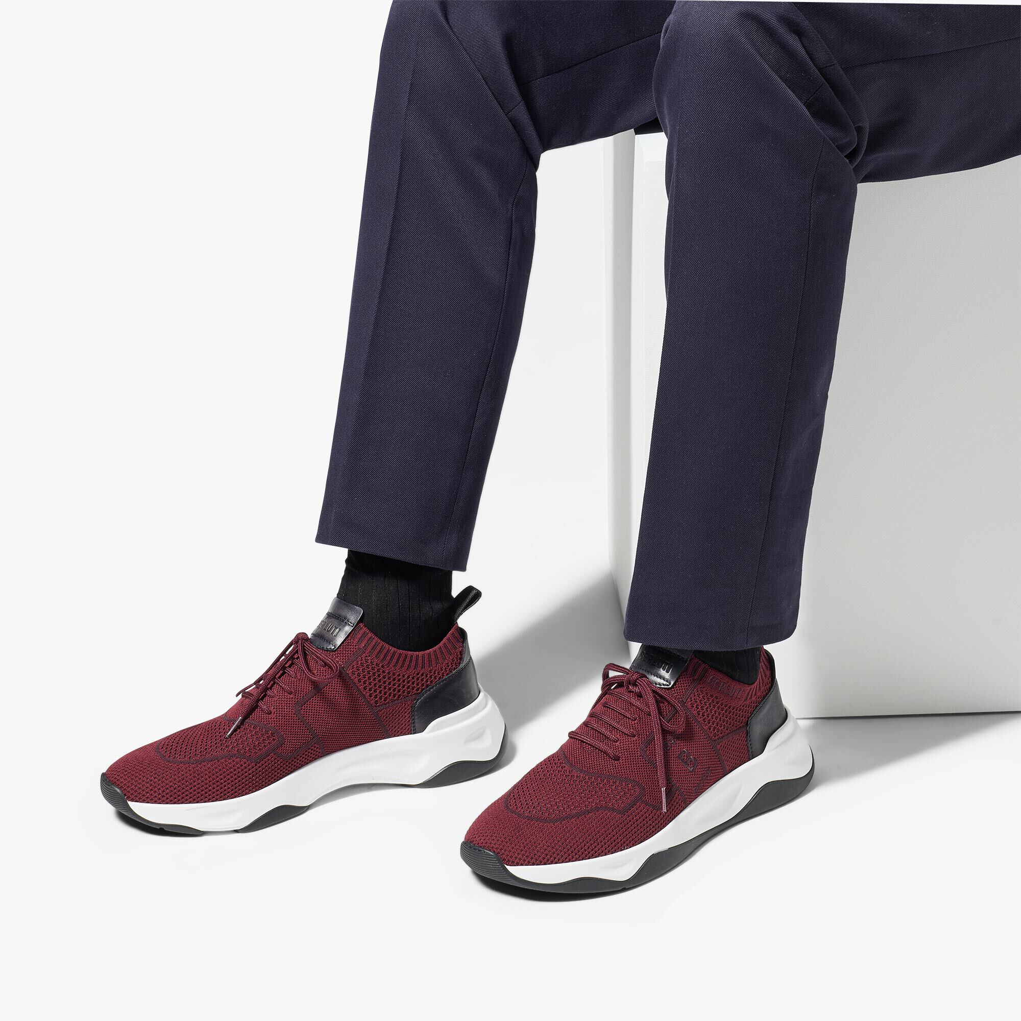 Sneaker Shadow En Maille Et Cuir