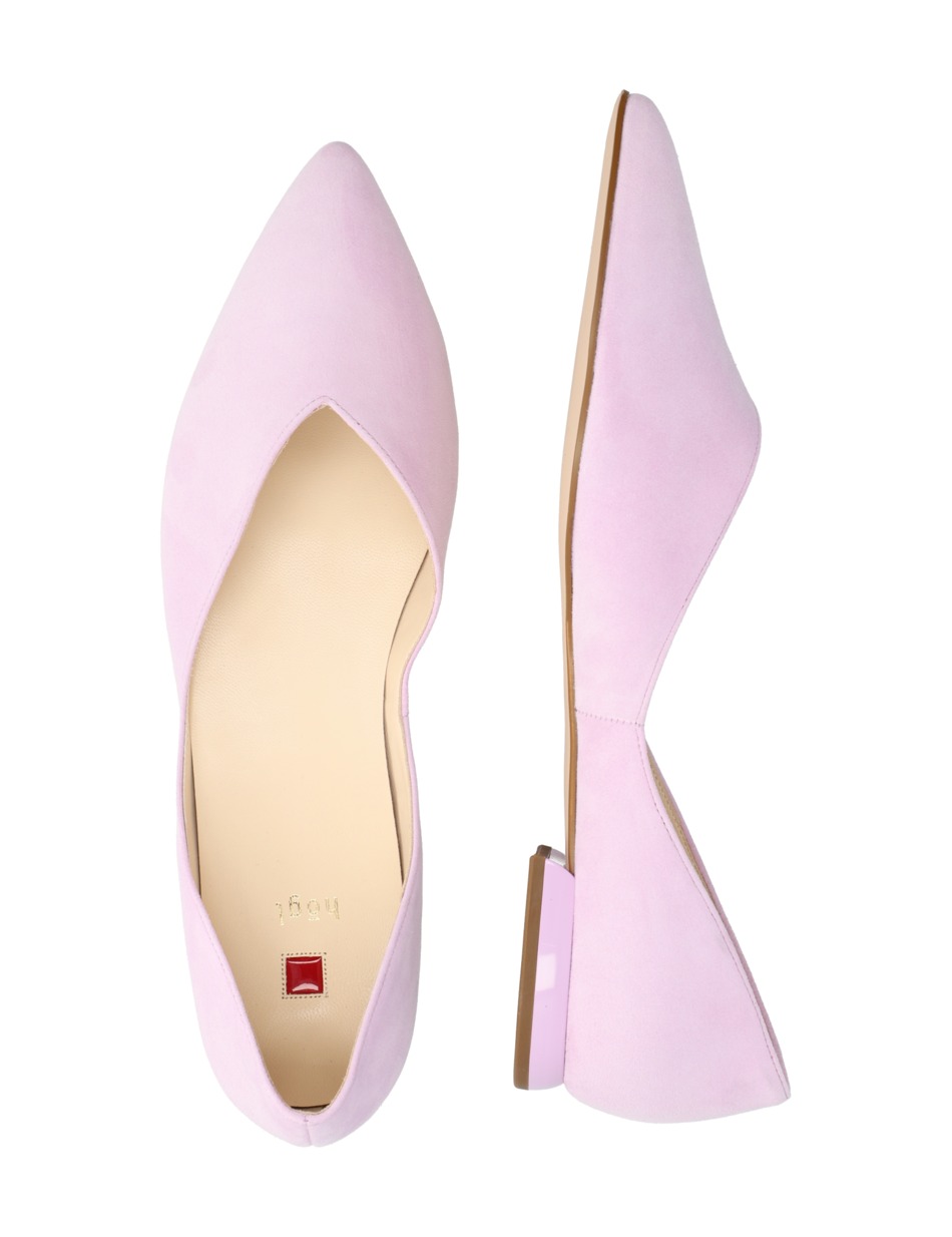 Veloursleder Ballerina