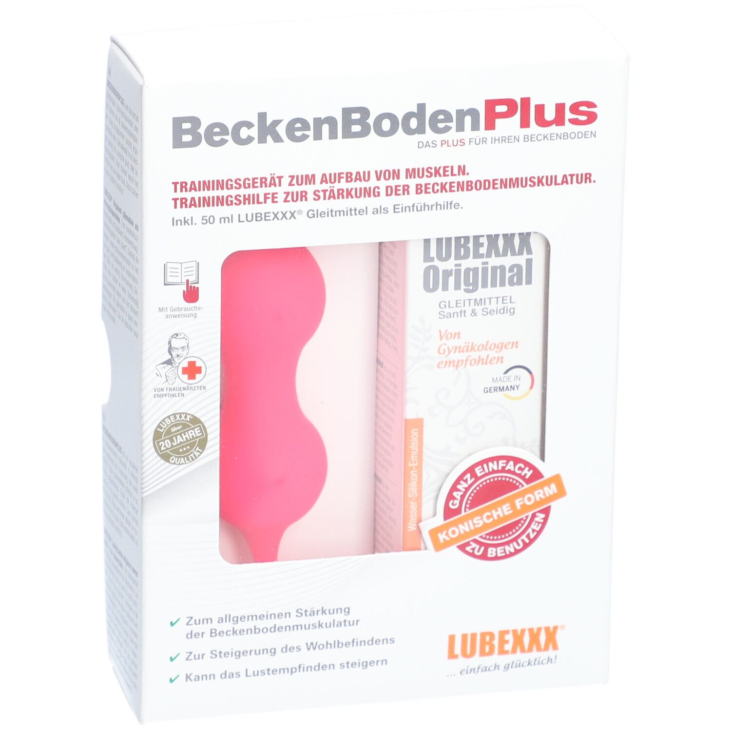 LUBEXXX® BeckenBodenPlus Trainingshilfe-Set