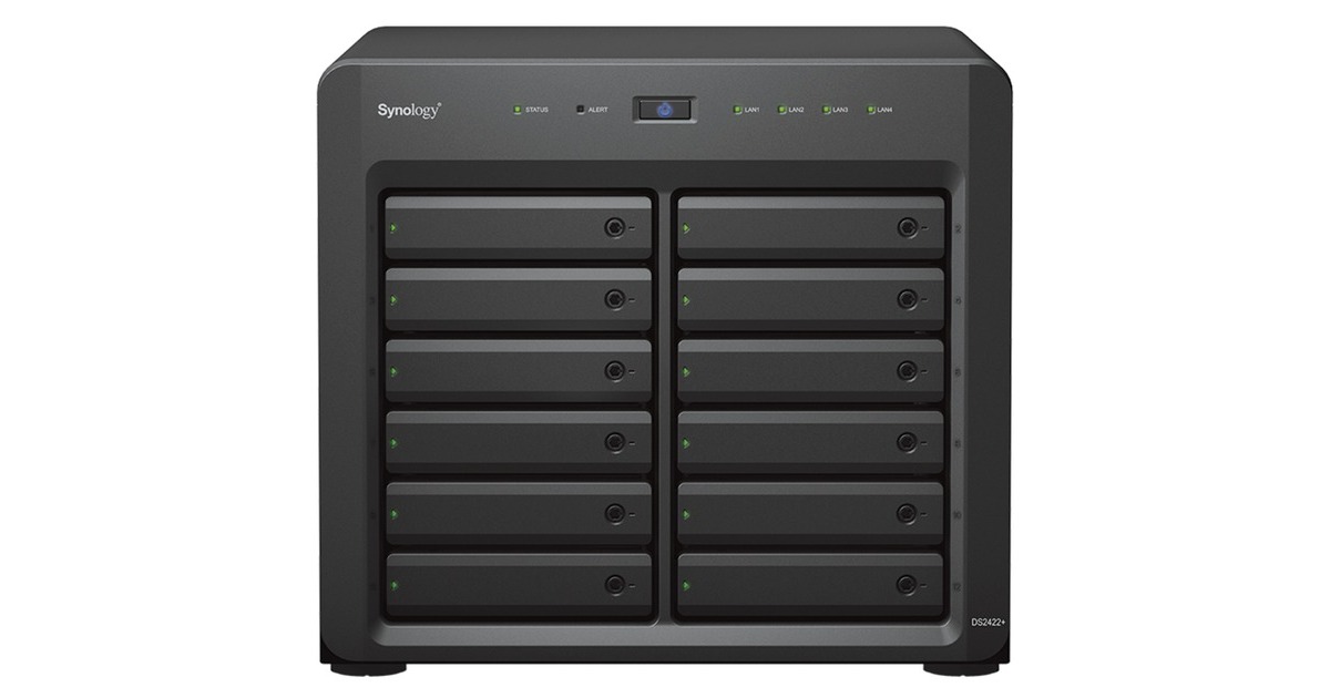 SynologyDiskStation DS2422+ nas  (Zwart, 4x LAN)