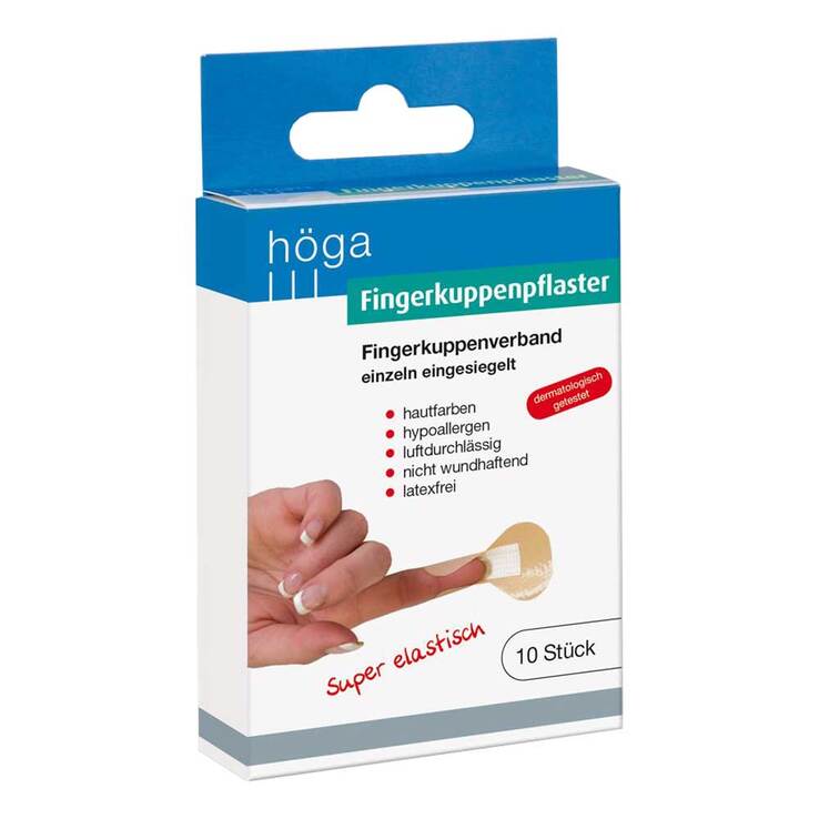 Höga Fingerkuppen Pflaster 4x7cm, 10 St