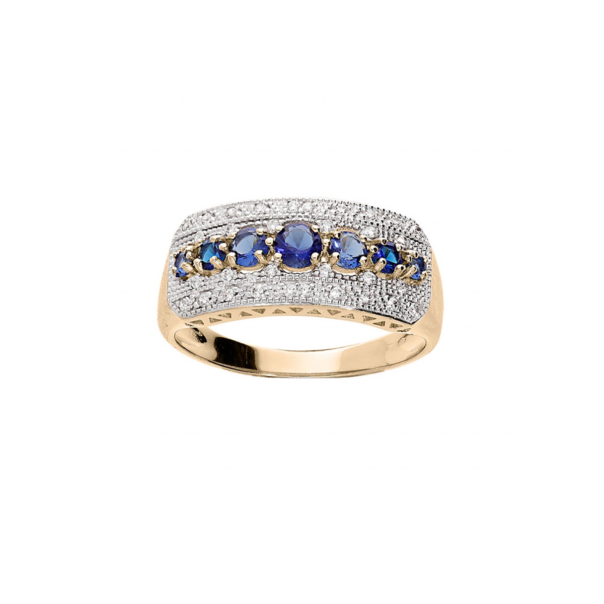 Bague grande taille - Plaqué or
