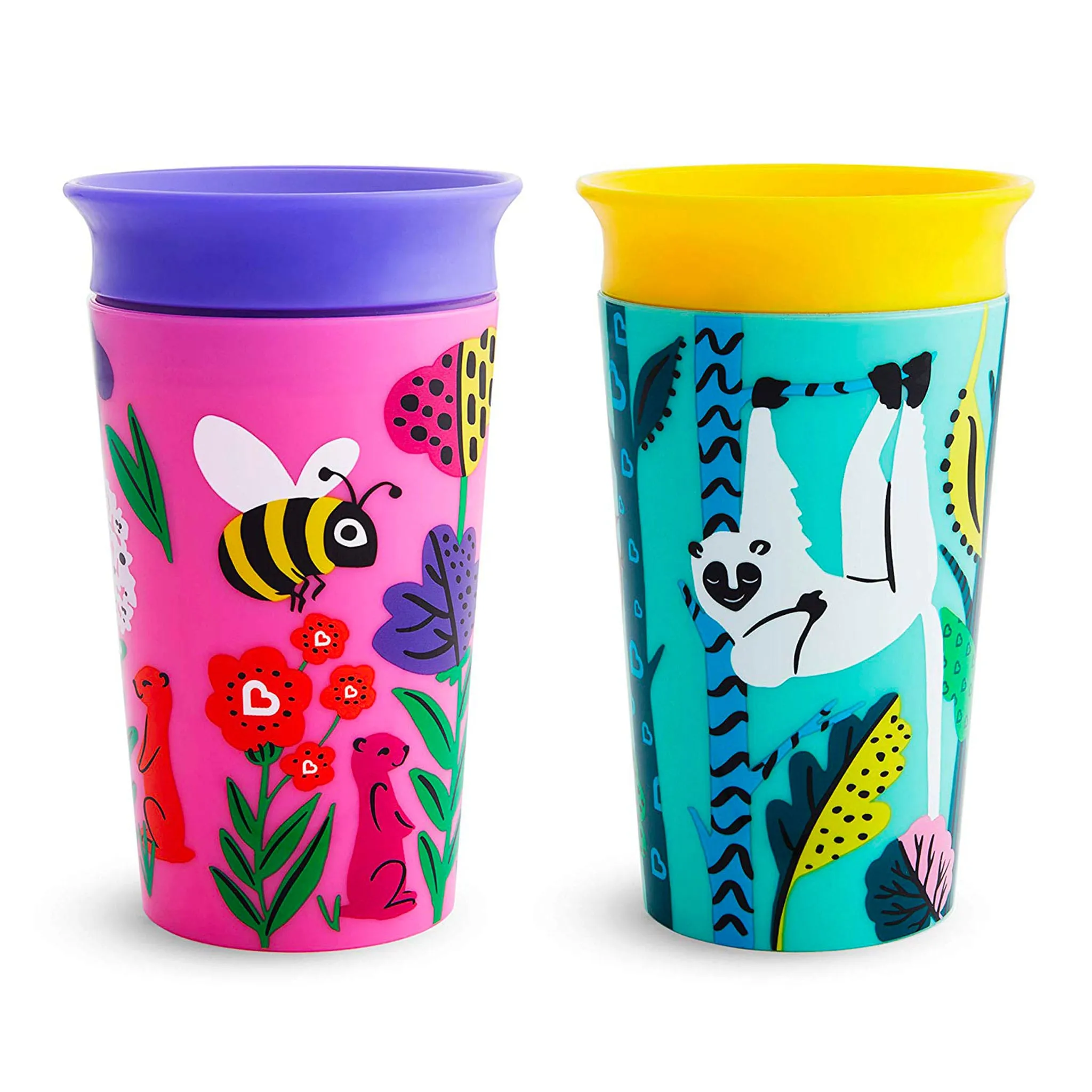 Munchkin Verre Miracle® 360° WildLove 9oz Paquet de 2