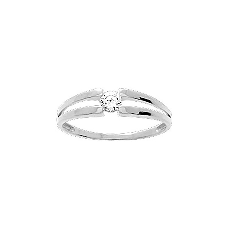 Bague Femme - Oxyde de zirconium - Or 18 Carats