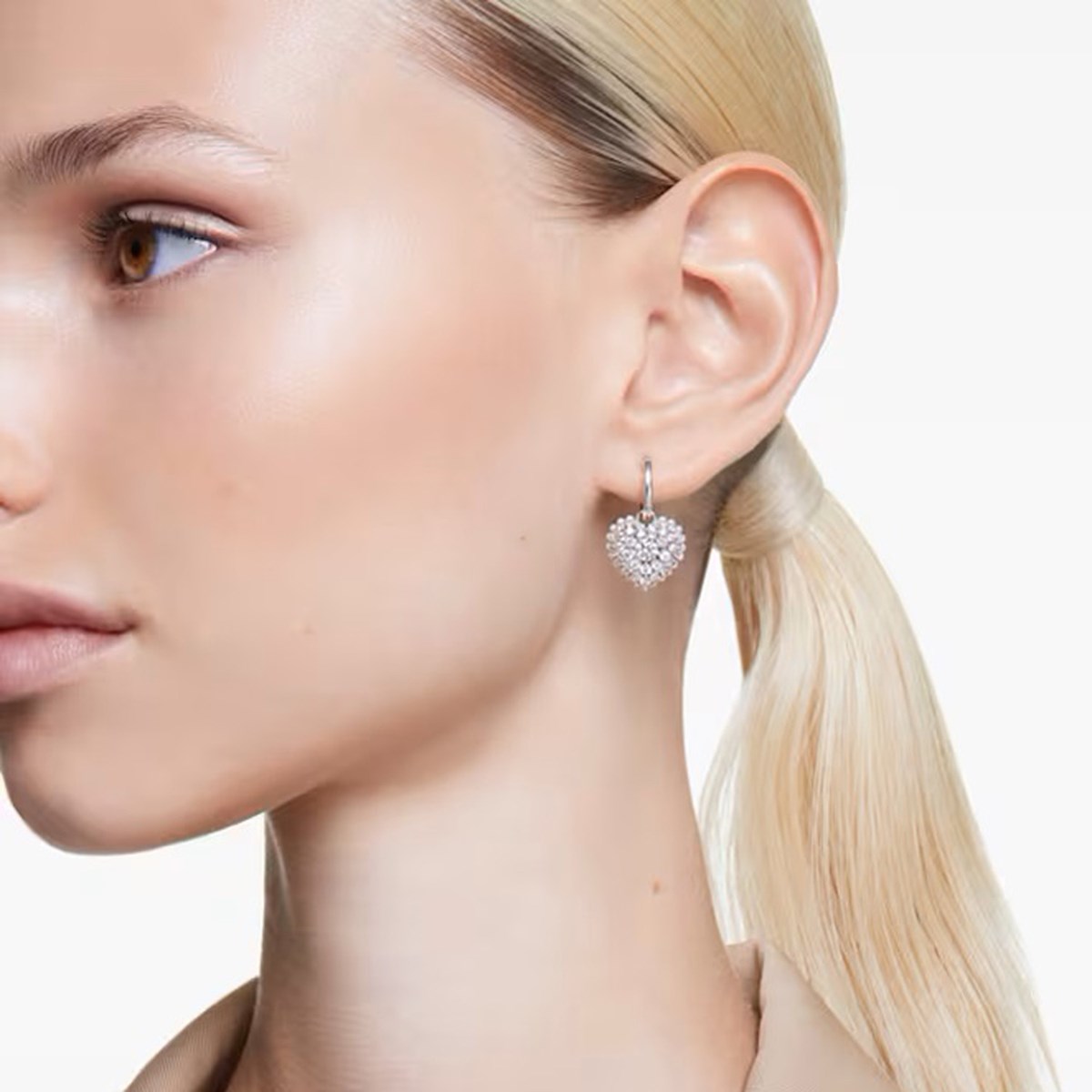 Boucles d'oreilles pendantes Swarovski Hyperbolacoeur