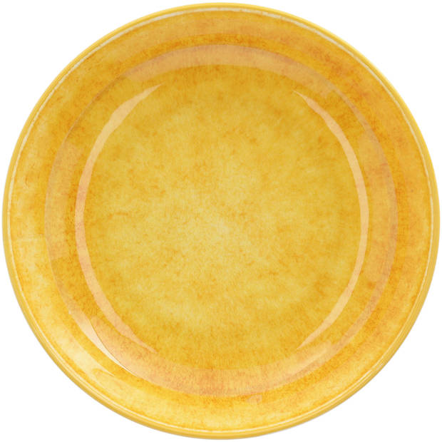 Blokker Dolce Frutta Diep bord - Melamine - Geel