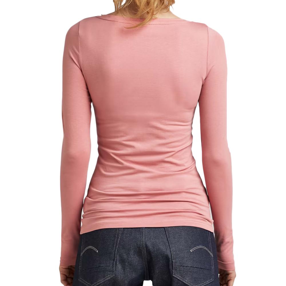 T-shirts Manches Longues Rose Femme G-Star Base R
