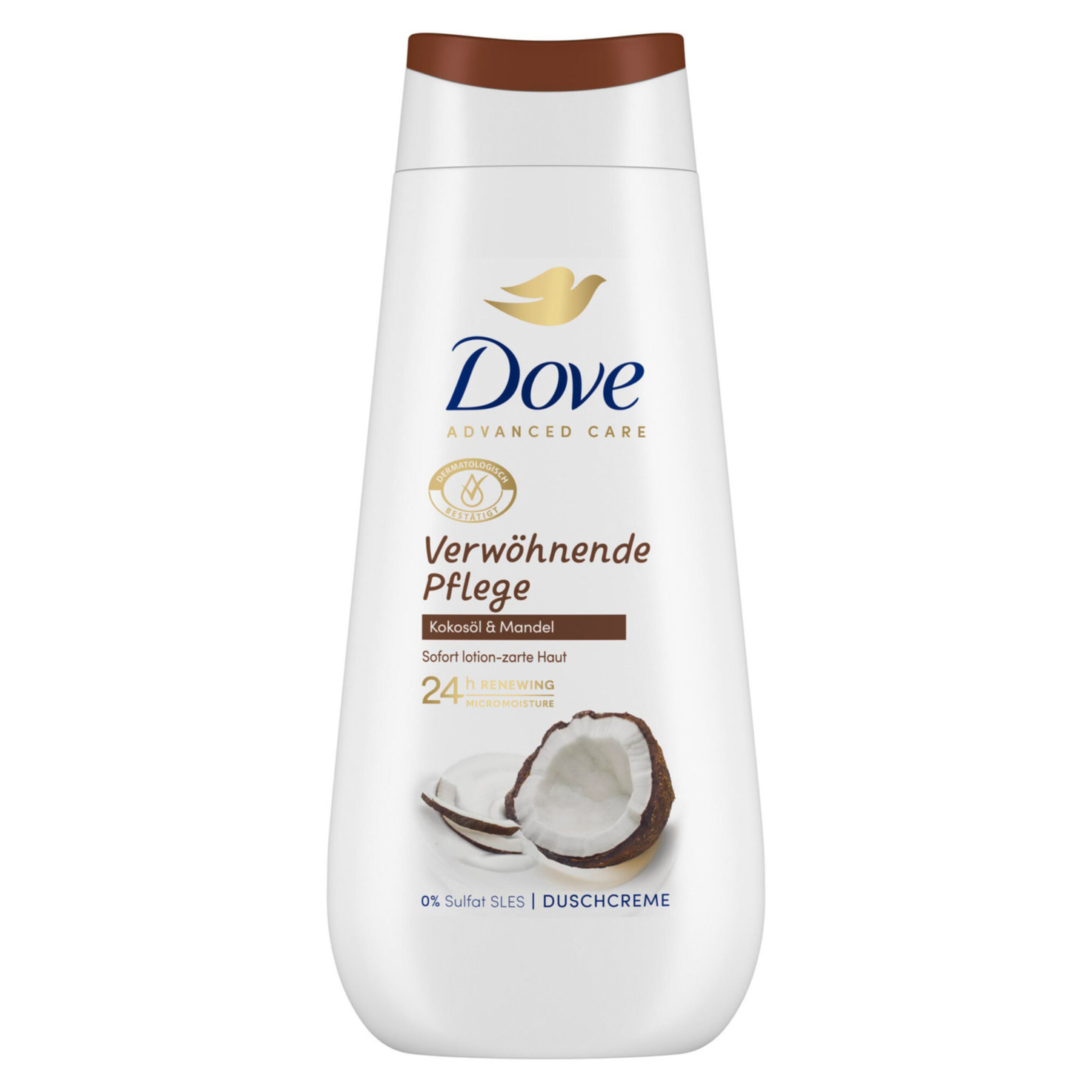 Dove Advanced Care Duschcreme Verwöhnende Pflege Kokosöl & Mandel