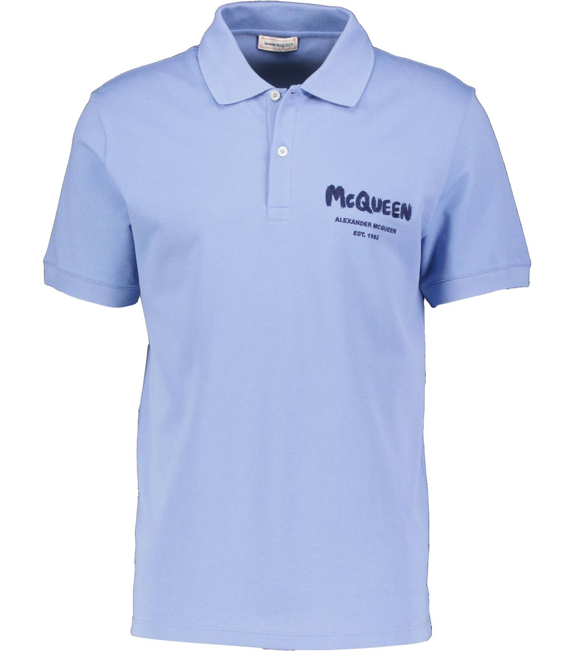 Alexander McQueen| Herren Poloshirt EMB GRAFFITI POLO Kurzarm