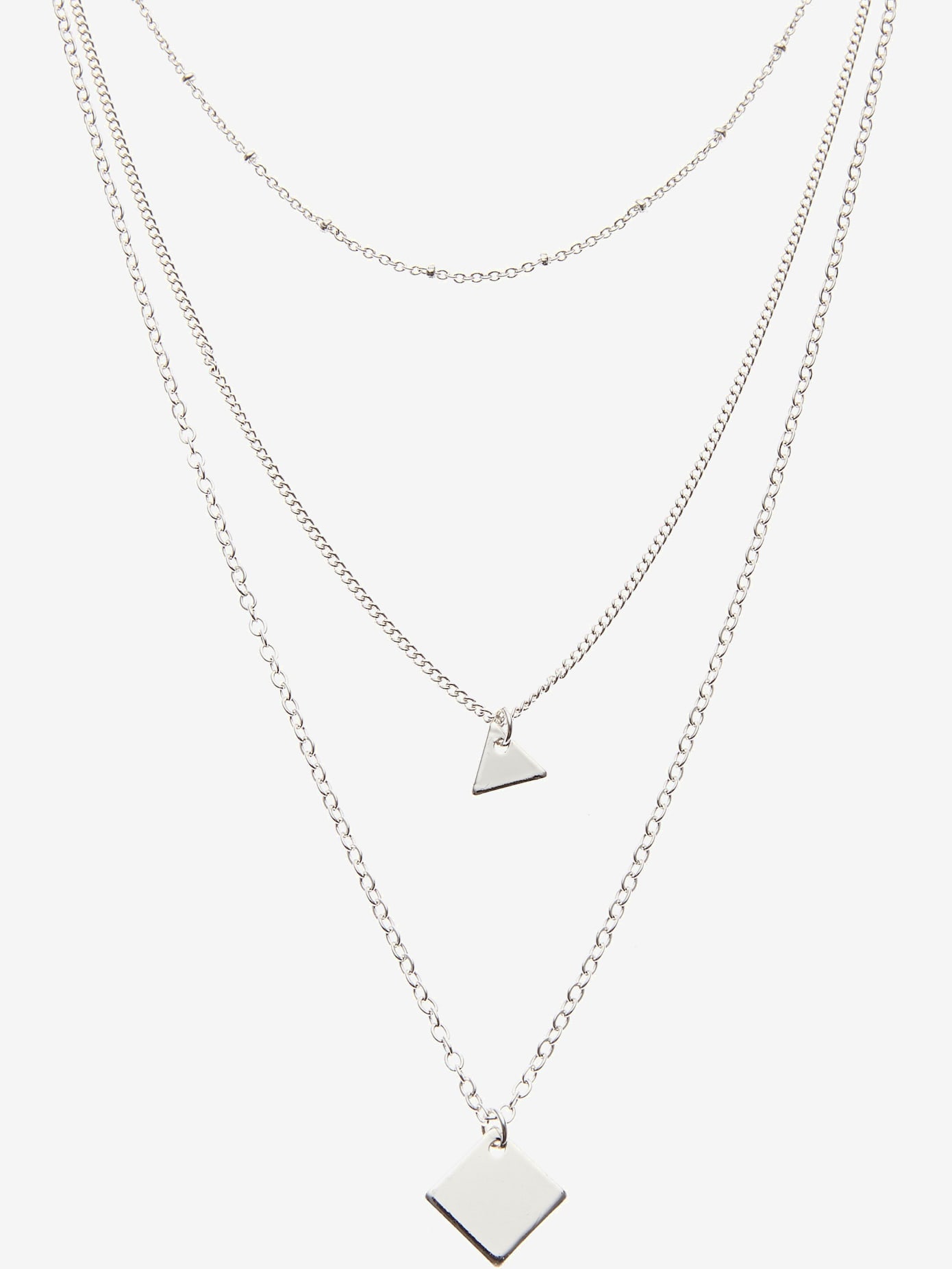 Chaîne avec pendentif collier à plusieurs rangs
