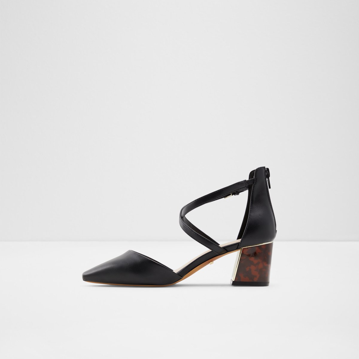 Grarwen Black Synthetic Smooth Women Block Heels