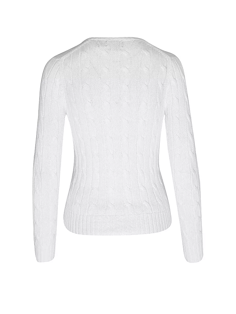 POLO RALPH LAUREN Pullover Slim Fit KIMBERLY weiss