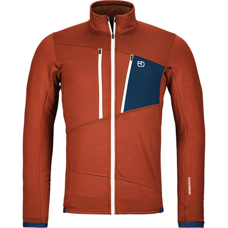 Ortovox Herren Fleece Grid Jacke
