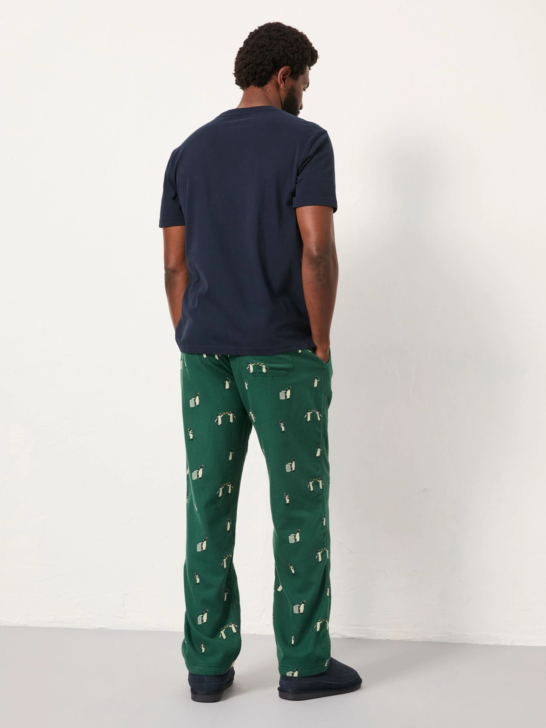 FatFace Penguin Print Pyjama Bottoms