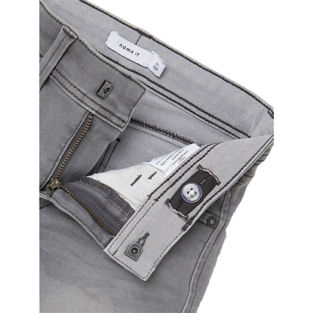 Medium Grey Denim Silas Slim Denim Shorts Noos