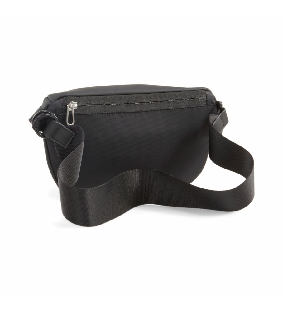 Bolsa de ombro preta estilo Puma Ferrari SPTWR