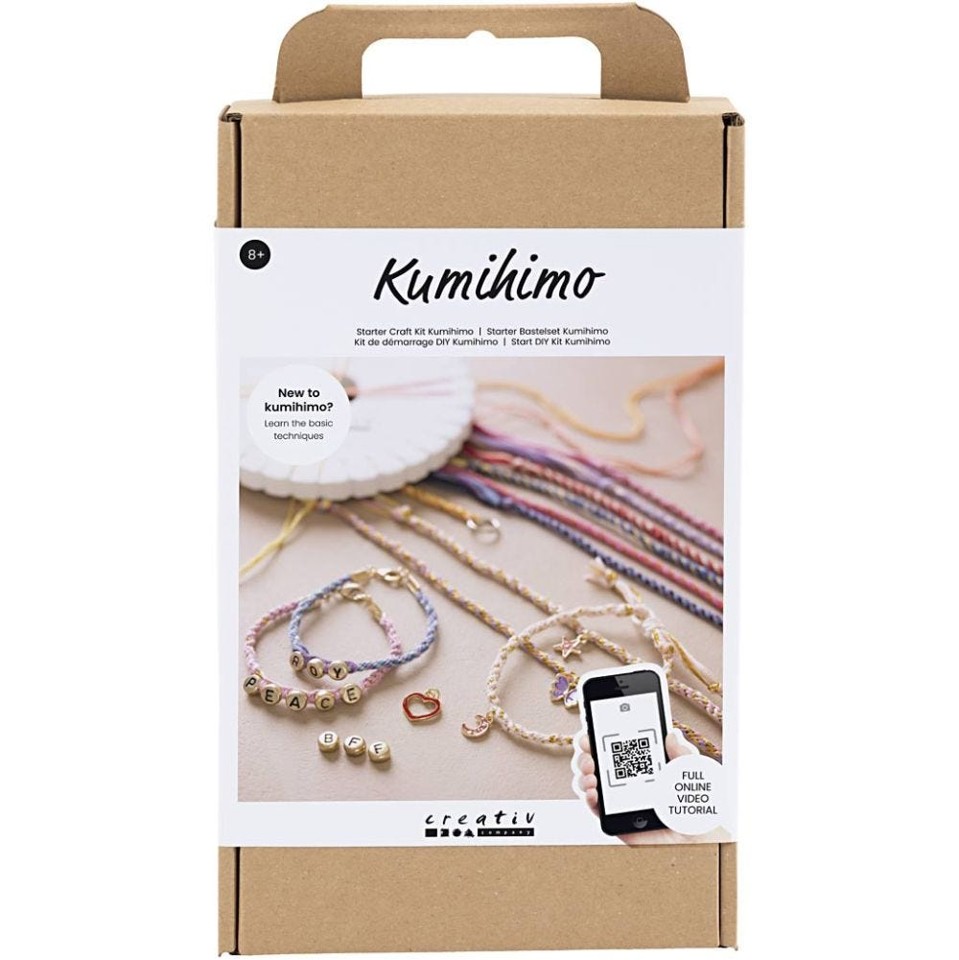 DIY Kit - Kumihimo - Venindearmbånd