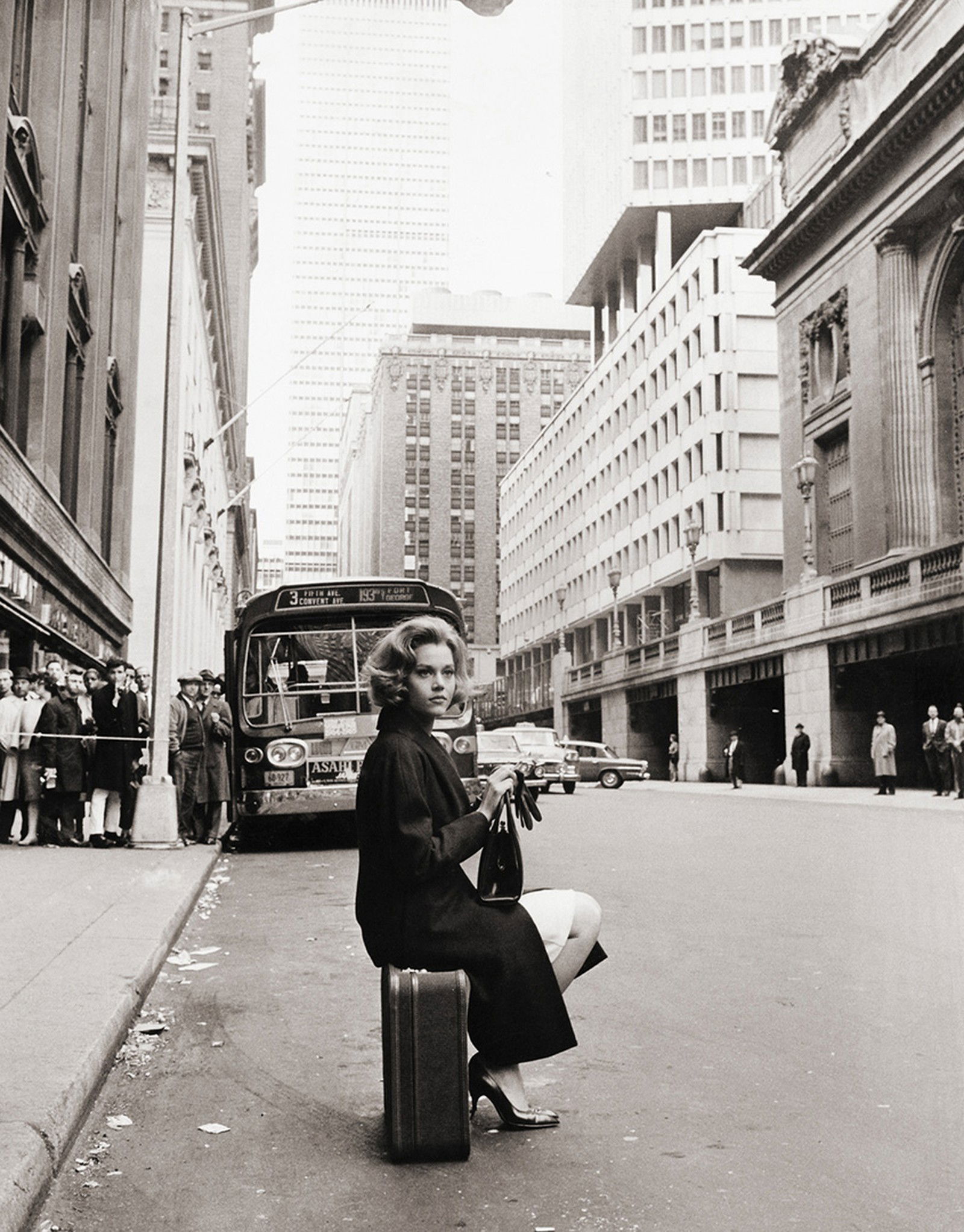 Jane Fonda in New York City by Classic Collection I - Darlings - Small Limited Edition. 30x40.