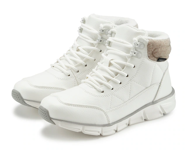 LASCANA Stiefelette »Outdoorstiefelette, Schnürschuh, Boots«  aus wasserabweisendem Material mit Warmfutter