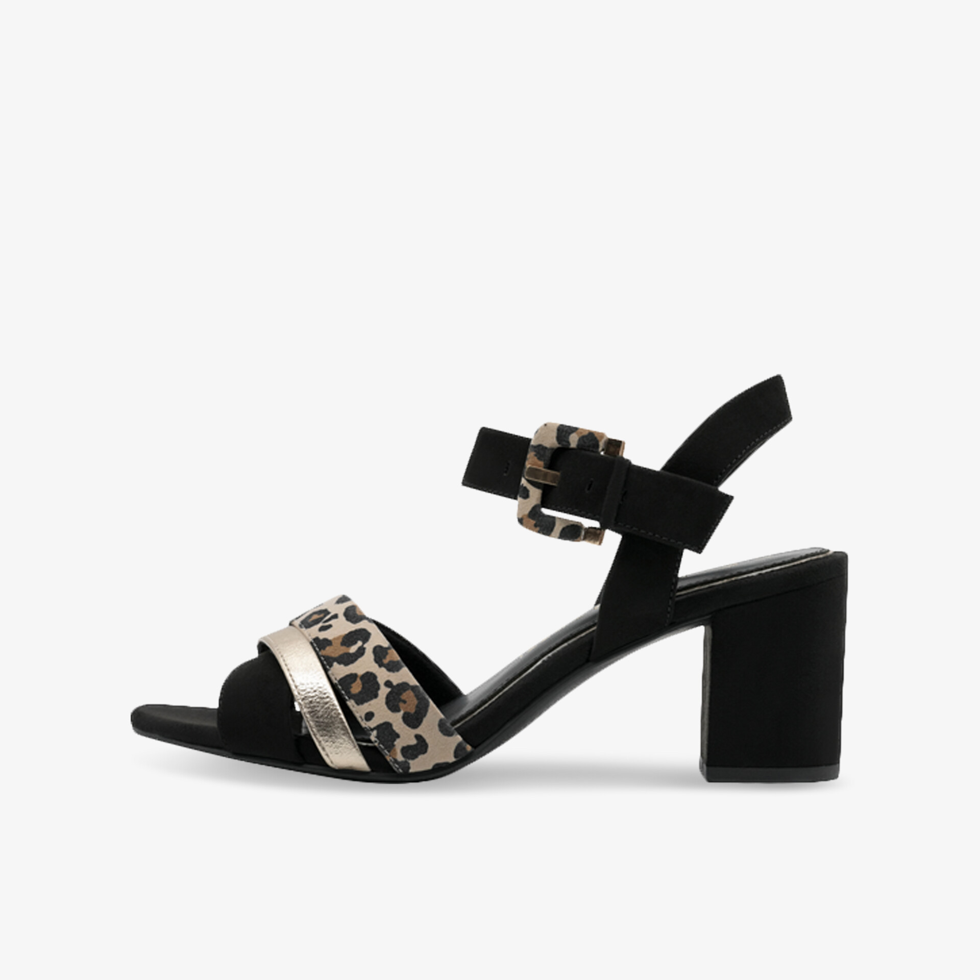 MARCO TOZZI Damen Riemchensandalen schwarz