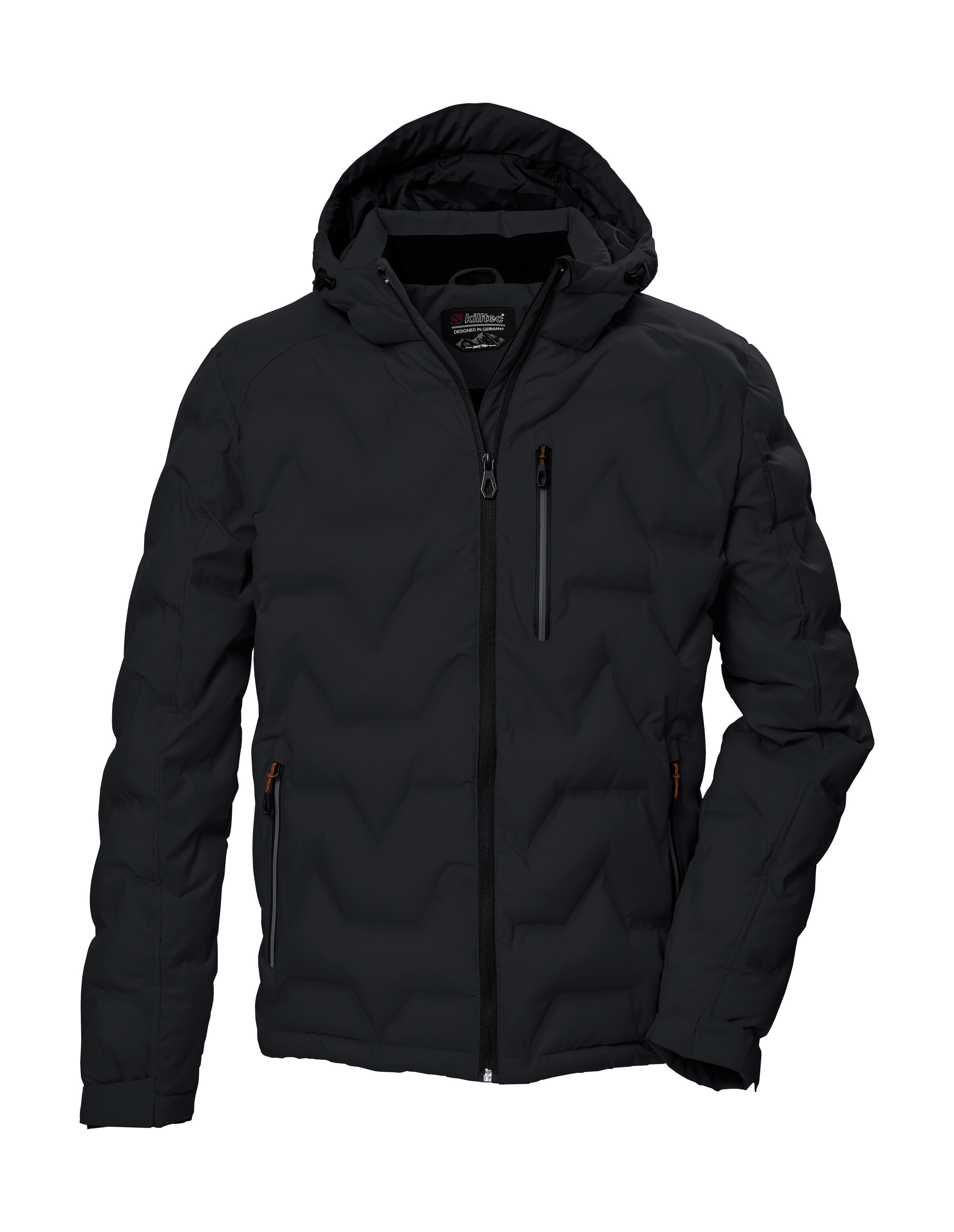 Killtec Steppjacke »KOW 60 MN QLTD JCKT« Wasser- und windabweisend, atmungsaktiv, verstellbare Kapuze