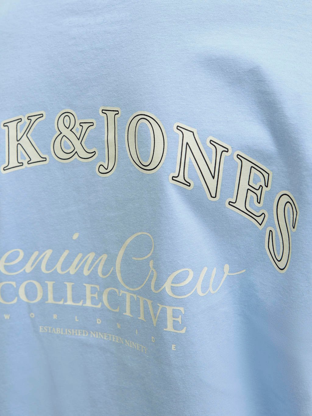 JACK & JONES JUNIOR t-shirt lichtblauw