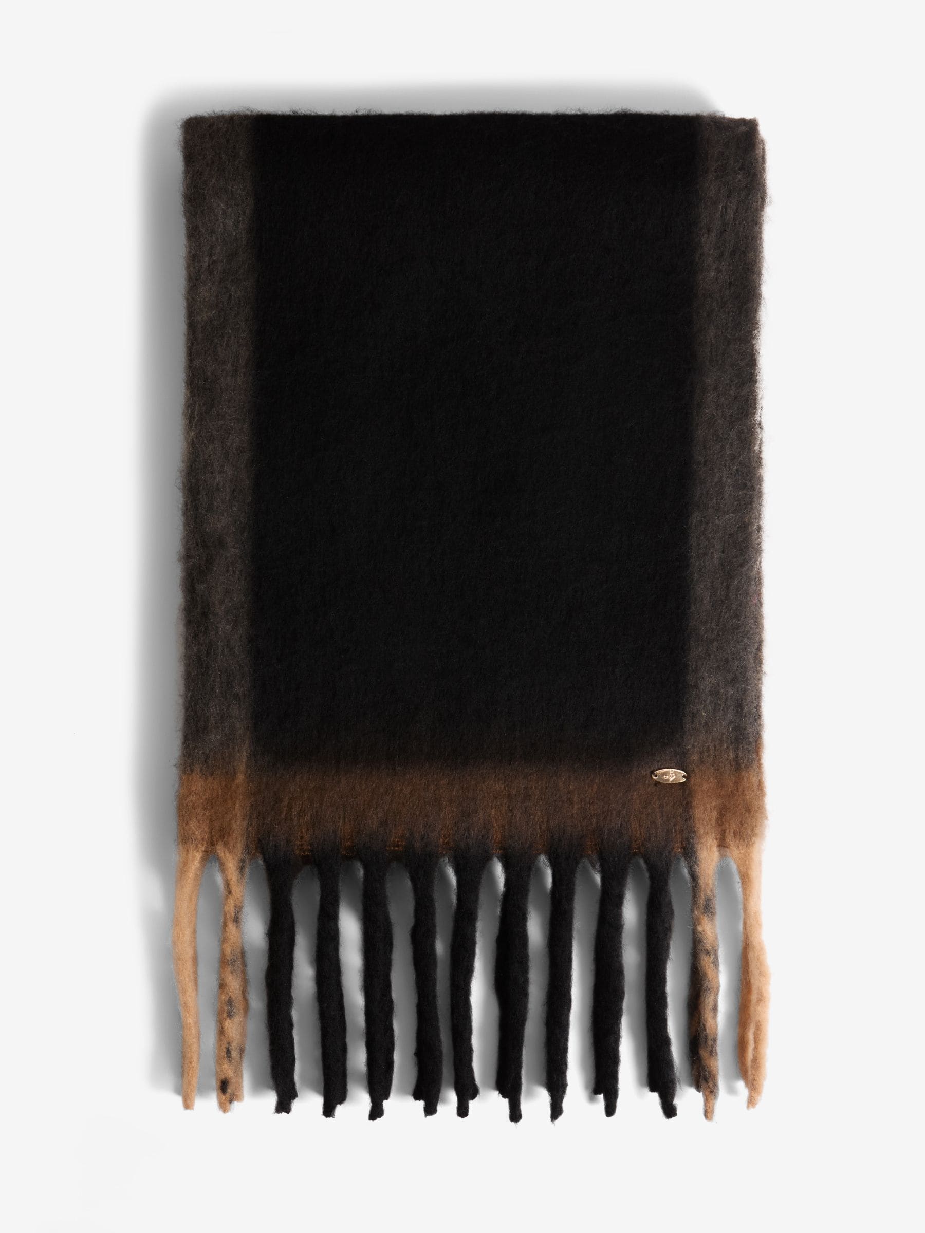 Zwart - Lipsy Cosy geborstelde sjaal