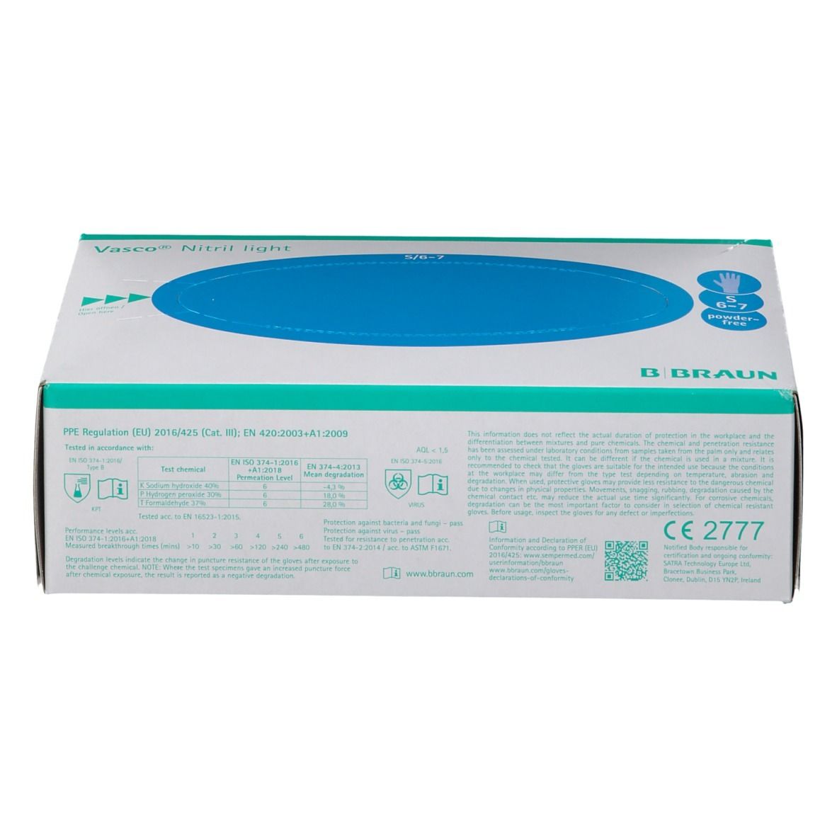 Vasco® Nitril light Untersuchungshandschuhe Gr. S