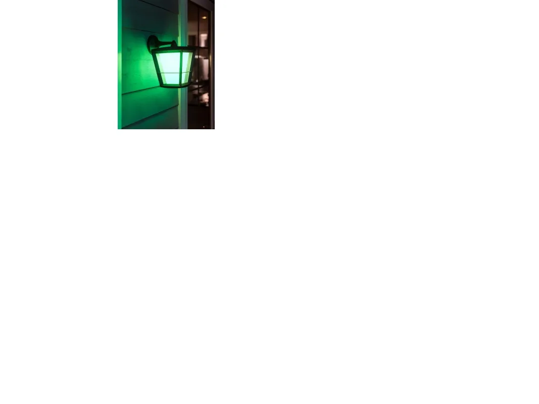 Philips Hue White Color Ambiance Econic Udendørs Væglampe - Down