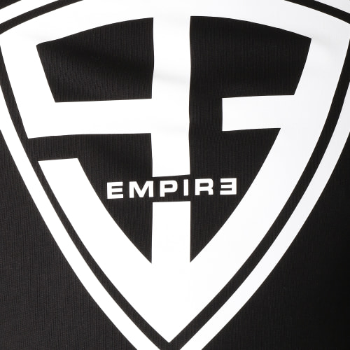 Sweat Capuche 93 Empire Sleeves Noir Blanc