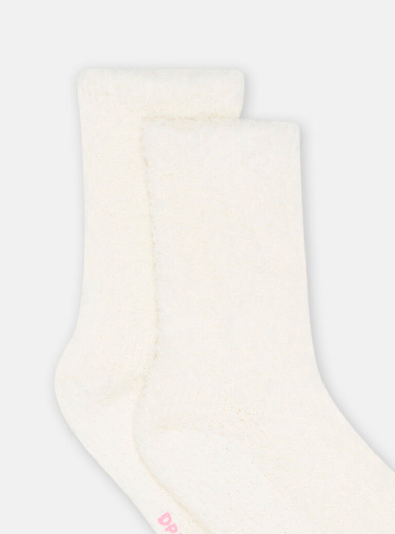 Chaussettes écrues douces fille
