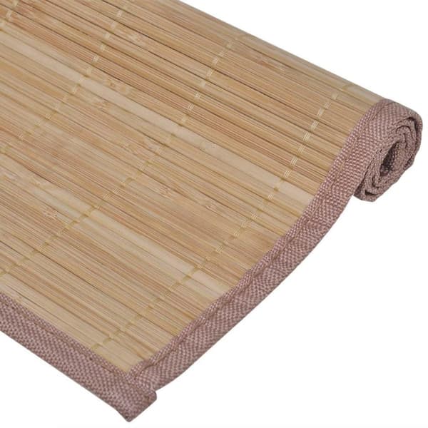 vidaXL 6 Bambus kuvertbrikker 30 x 45 cm, brun
