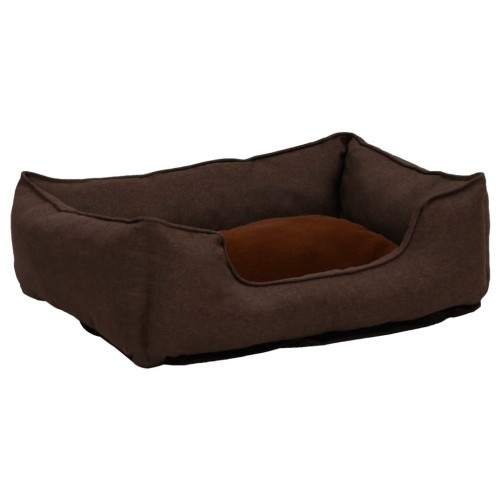 Sofá acolchoado marrom vidaXL para cães