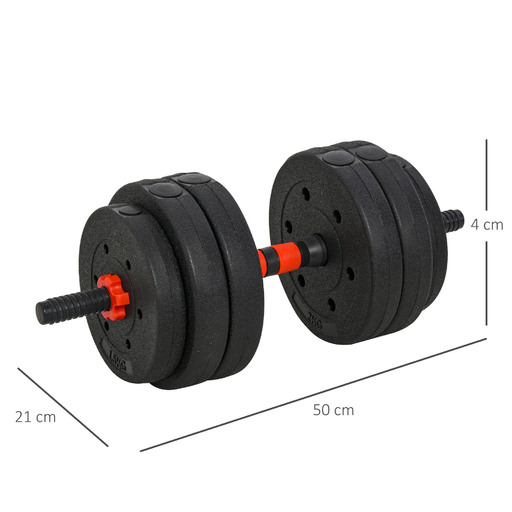 Conjunto de halteres Homcom A91-143