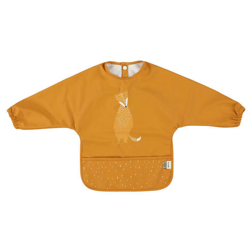 Bavoir à manches imperméables Mr. Fox - Orange - TRIXIE