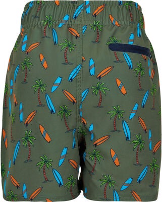 Color Kids Badeshorts, Dark Ivy