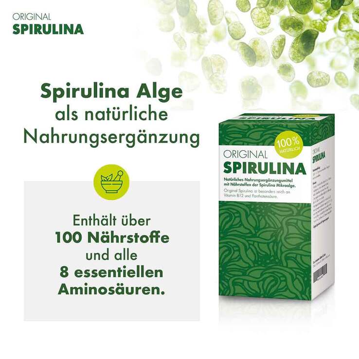 Original Spirulina Tabletten, 480 St