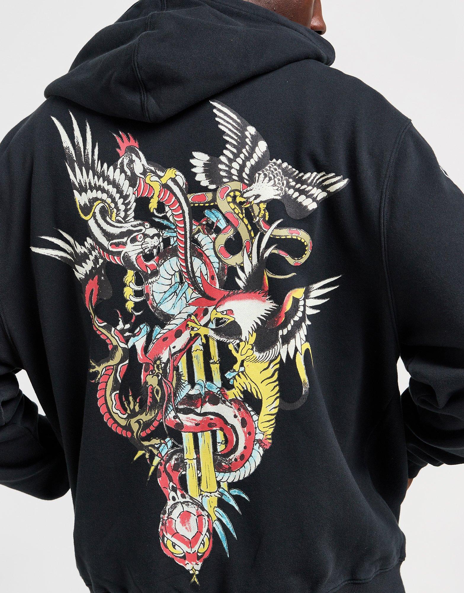 Ed Hardy Sweat à Capuche Battle Homme