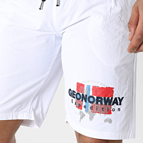Short De Bain Blanc