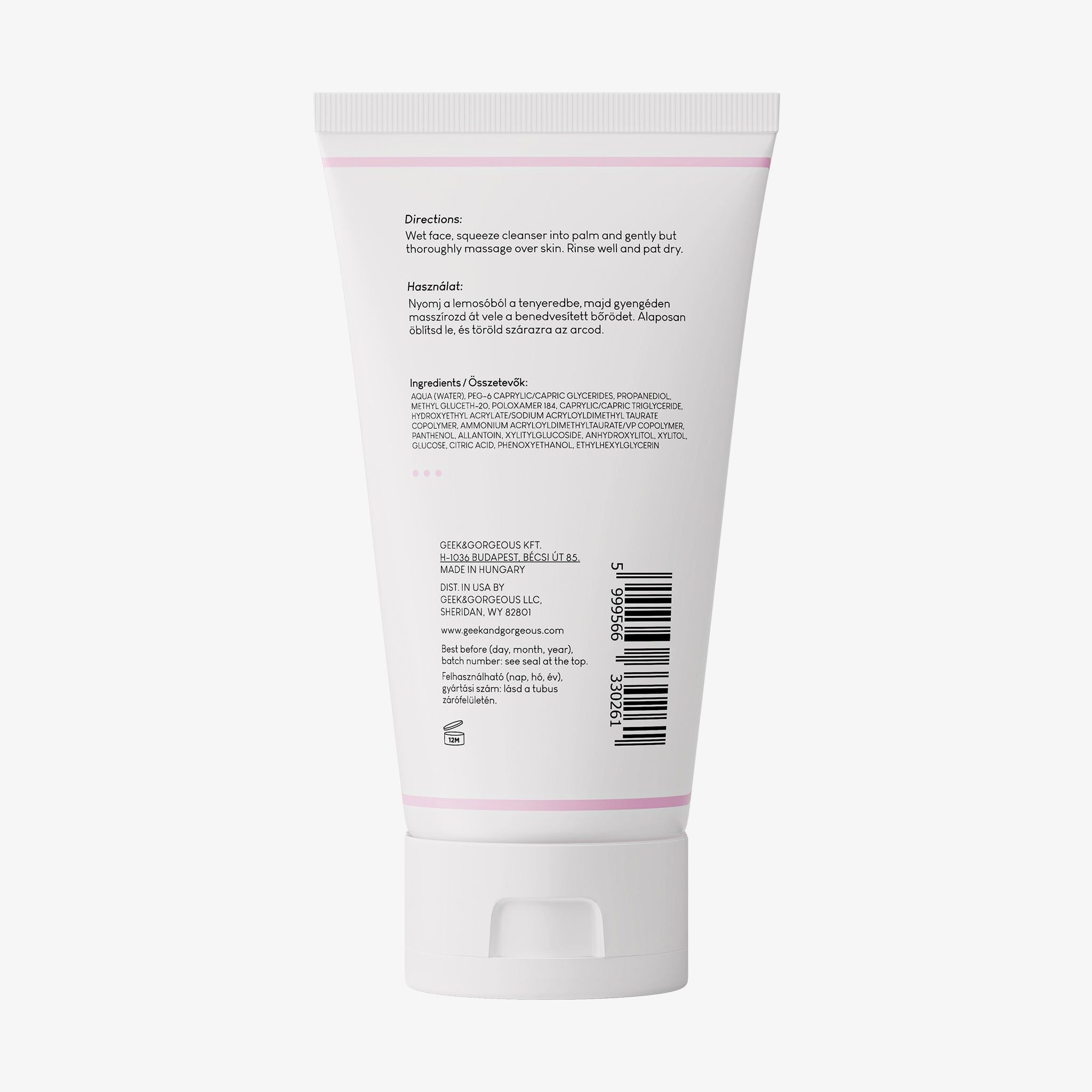 Geek & Gorgeous Jelly Joker Cleansing Gel - Sanfte Reinigung, perfekt doppelte Reinigung 150ml